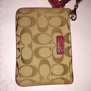Coach wristlet